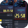 Digital Clock and Countdown Shader Effects